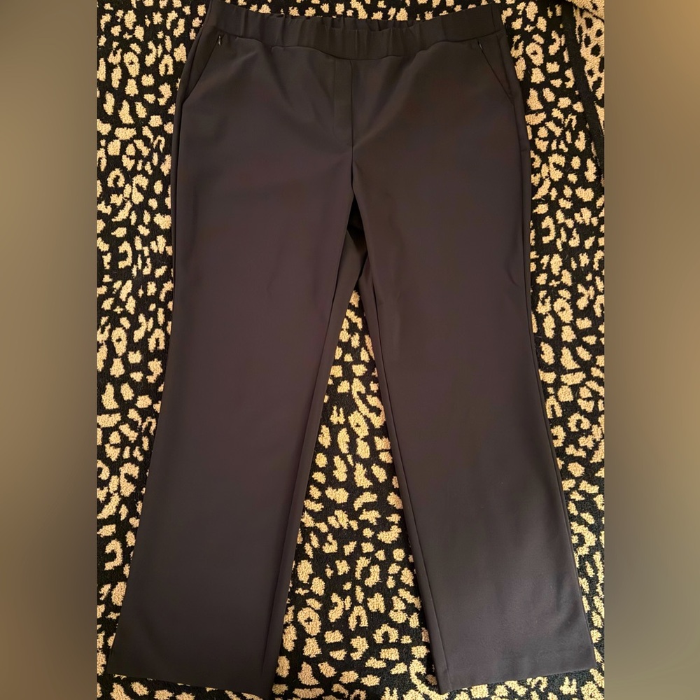 Lane Bryant Black Straight Leg Pants